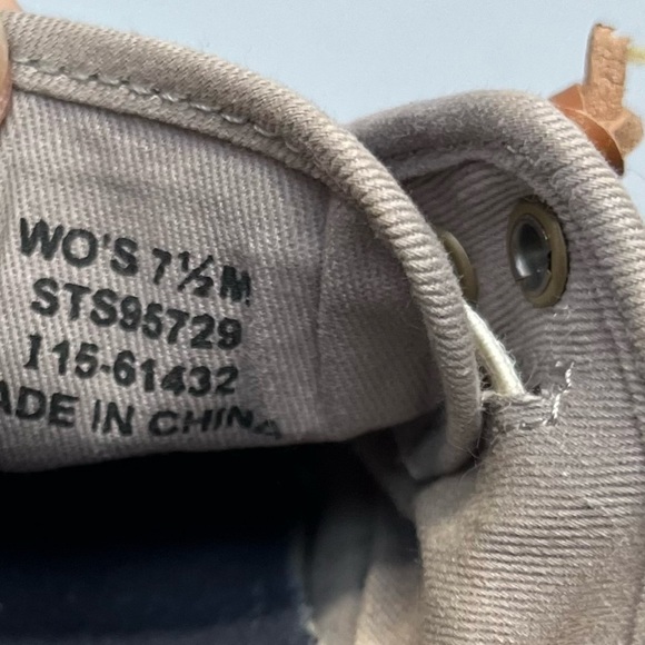 Sperry’s Topsider Gray Seacoast Boat Shoes Size 7.5 - Picture 4 of 7